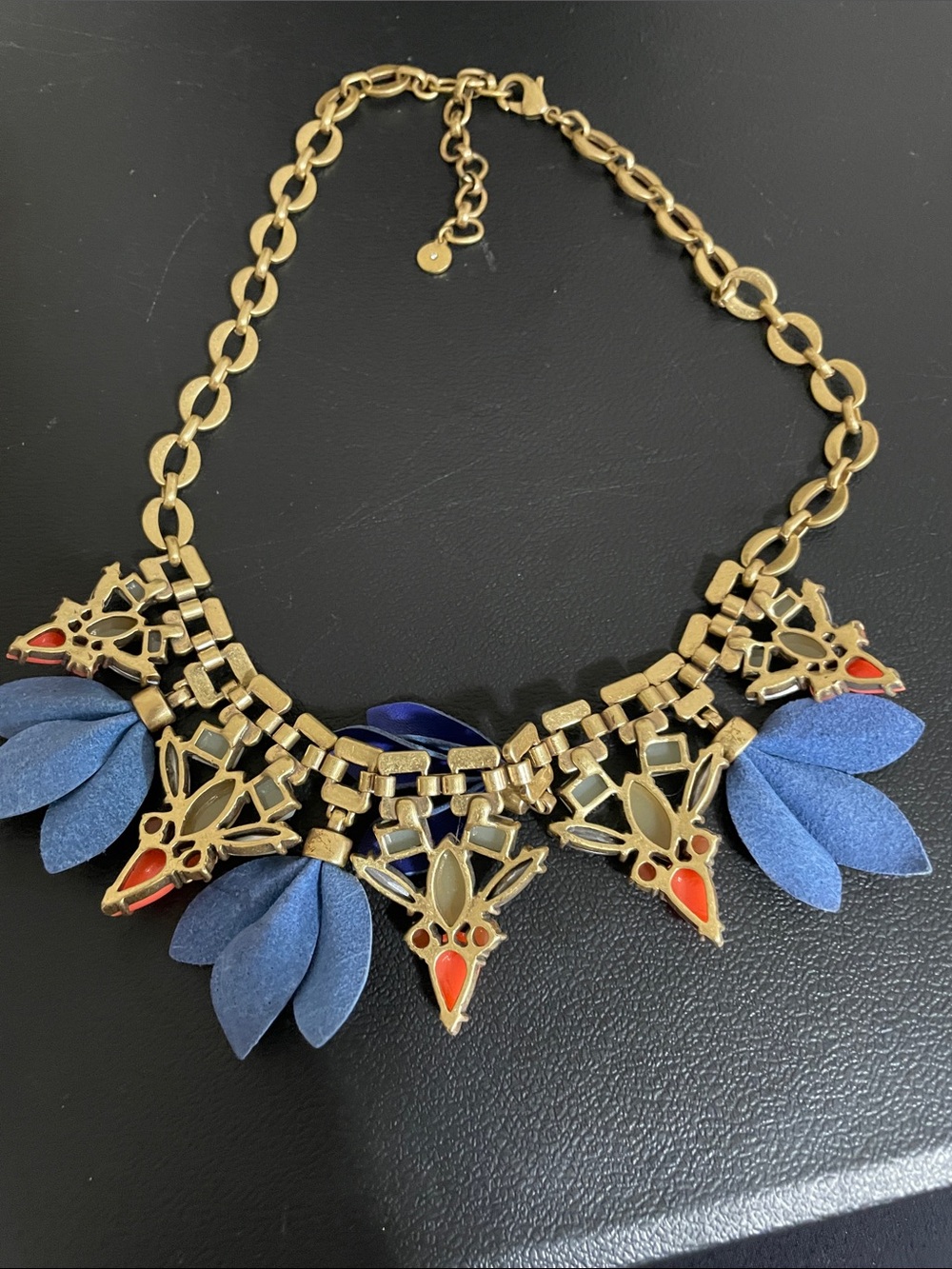 Stella & Dot Melia Floral Bib Statement Necklace - Picture 5 of 5